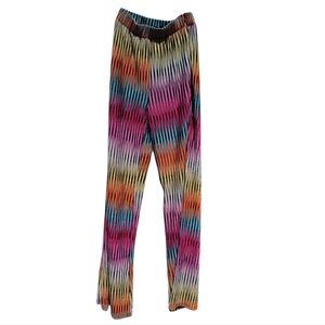 The Sang Colorful Striped Swimwear Cover Pants